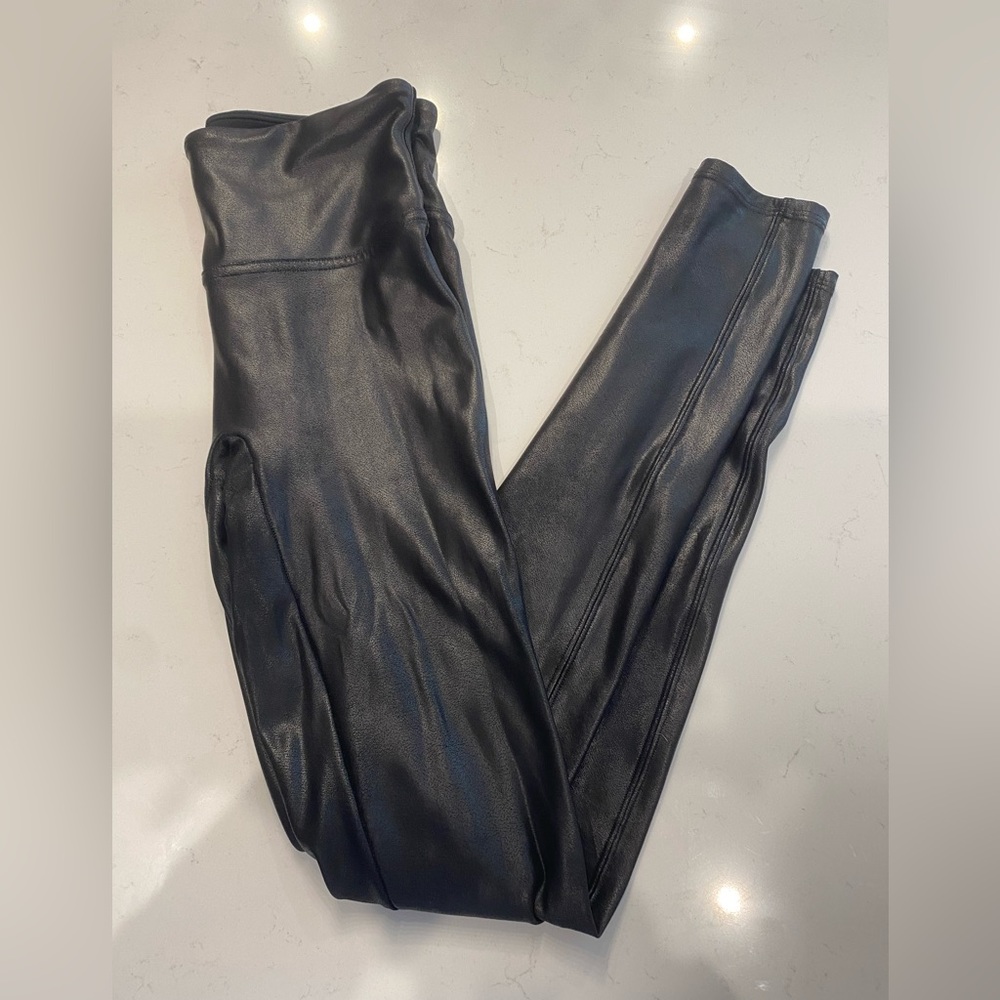 Spanx faux leather leggings
